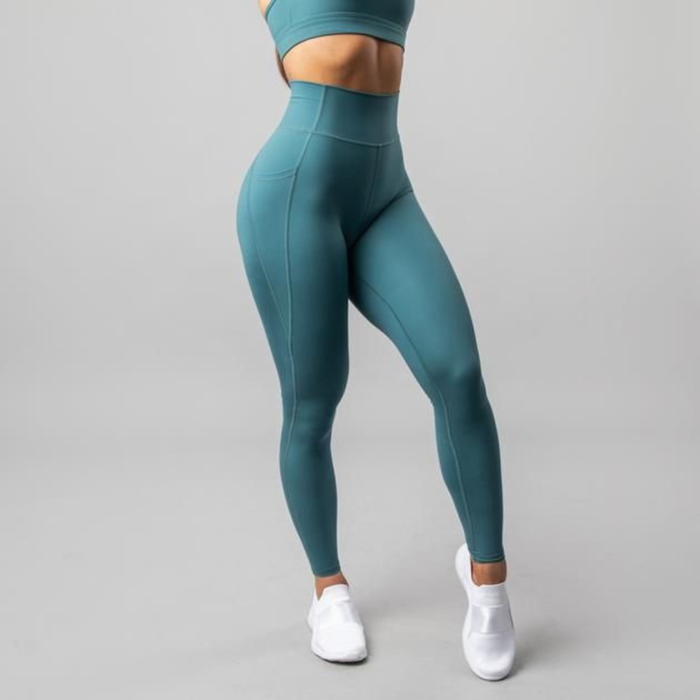 Alphalete Alphalux Leggings - Trident Blue/Teal
